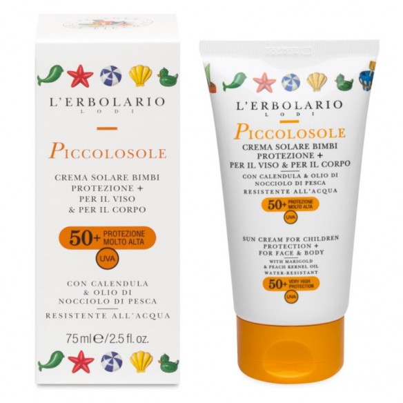 Lerbolario Sun Piccolosole dječja krema za zaštitu od sunca SPF 50+