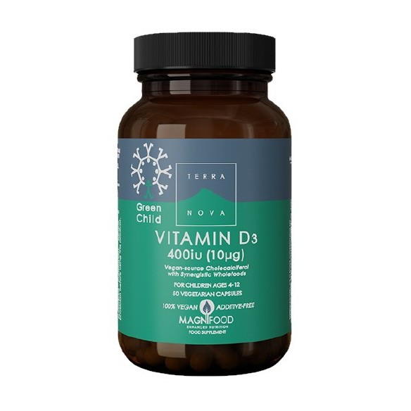 Terranova Green Child Vitamin D3 400iu