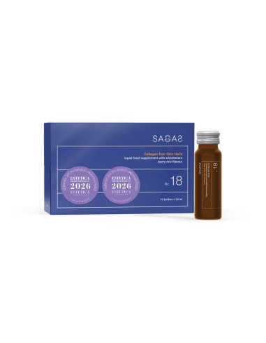 Sagas Rc 18 Collagen Hair Skin Nails tekući dodatak prehrani, dodatak prehrani