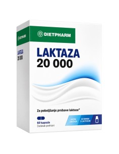 Dietpharm Laktaza 20000 kapsule, dodatak prehrani