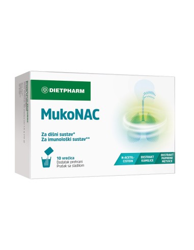Dietpharm MukoNAC prašak, dodatak prehrani