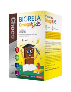 Biorela Choco Omega Kids čokoladice, dodatak prehrani