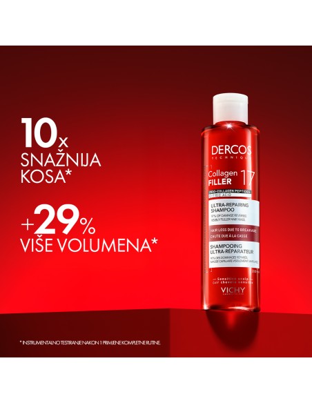 Vichy Dercos Collagen 17 filler Šampon