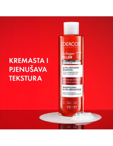 Vichy Dercos Collagen 17 filler Šampon