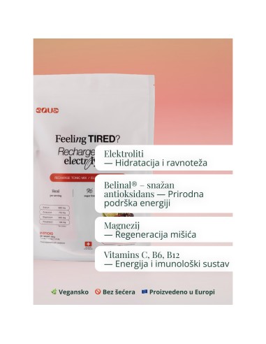 Equa Recharge Tonic Mix Pack, dodatak prehrani