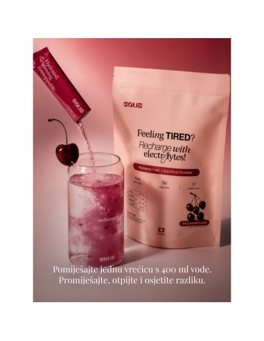 Equa Recharge Tonic divlja trešnja, dodatak prehrani