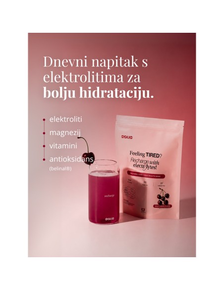 Equa Recharge Tonic divlja trešnja, dodatak prehrani