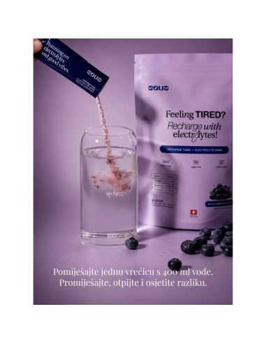 Equa Recharge Tonic divlje borovnice, dodatak prehrani