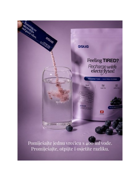 Equa Recharge Tonic divlje borovnice, dodatak prehrani