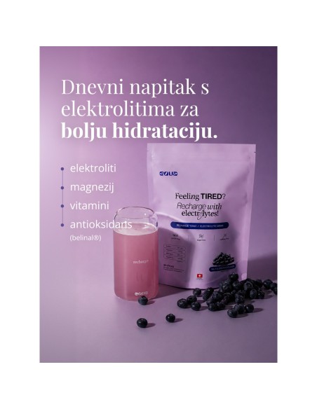 Equa Recharge Tonic divlje borovnice, dodatak prehrani