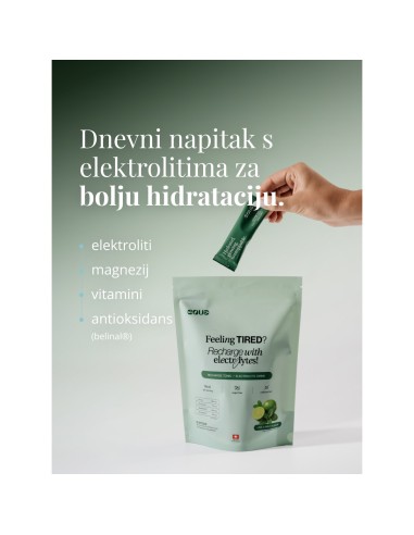 Equa Recharge Tonic limeta i menta, dodatak prehrani
