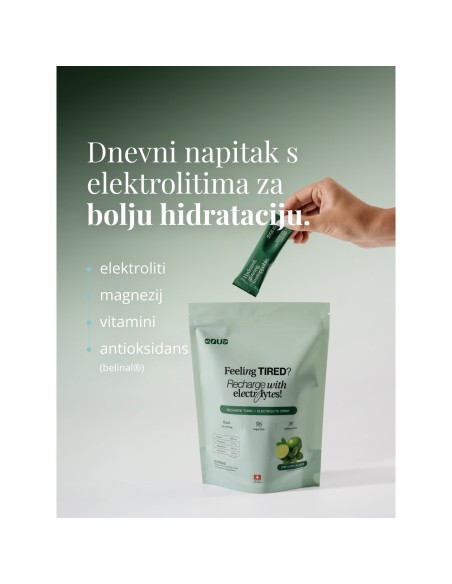 Equa Recharge Tonic limeta i menta, dodatak prehrani