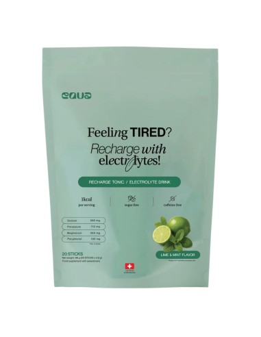 Equa Recharge Tonic limeta i menta, dodatak prehrani
