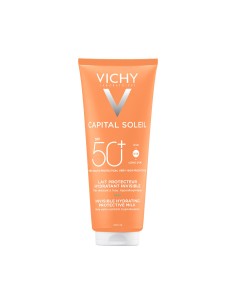 Vichy Capital Soleil Hidratantno mlijeko za zaštitu od sunca za lice i tijelo SPF50+ Obiteljsko pakiranje