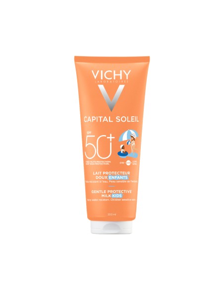Vichy Capital Soleil Мlijeko za zaštitu osjetljive dječje kože od sunca za lice i tijelo SPF50+