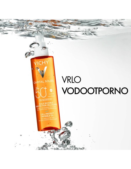 Vichy Capital Soleil Zaštitno ulje za lice, tijelo i vrhove kose SPF50+