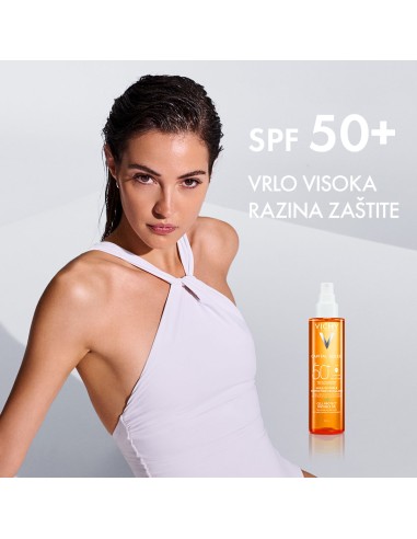 Vichy Capital Soleil Zaštitno ulje za lice, tijelo i vrhove kose SPF50+