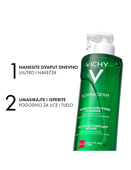 Vichy Normaderm Phytosolution Gel za dubinsko čišćenje masne kože sklone aknama