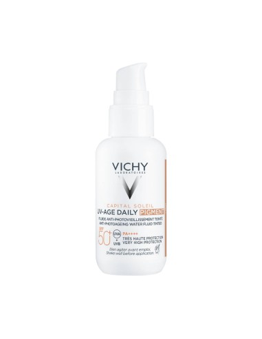 Vichy Capital Soleil UV-age daily tonirani vodeni fluid protiv znakova fotostarenja SPF50+