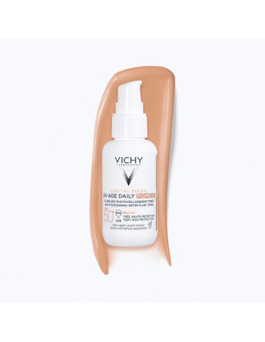 Vichy Capital Soleil UV-age daily tonirani vodeni fluid protiv znakova fotostarenja SPF50+