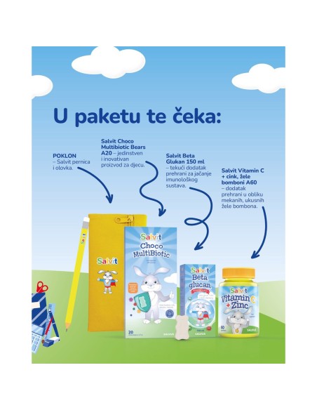 Salvit Backto School Promo pakiranje, dodatak prehrani