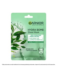 Garnier Skin Naturals Moisture + Freshness maska za lice u maramici 28 g