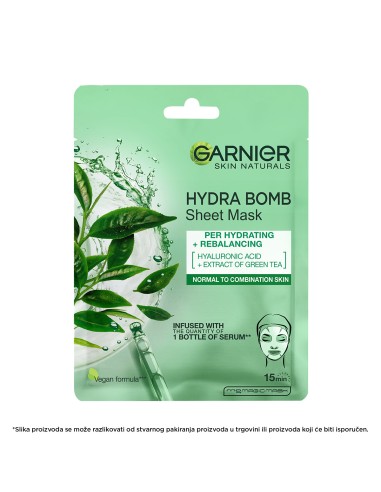 Garnier Skin Naturals Moisture + Freshness maska za lice u maramici 28 g