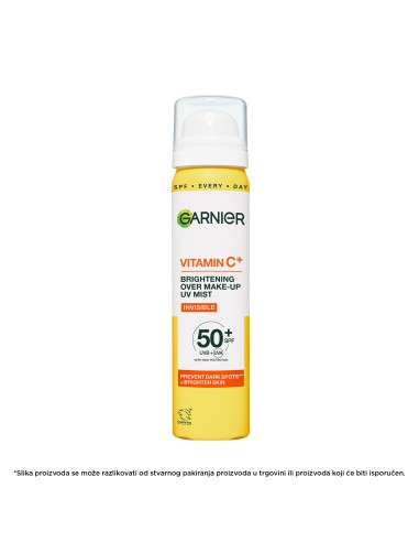 Garnier UV sprej s Vitaminom C* za blistavu kožu SPF50+