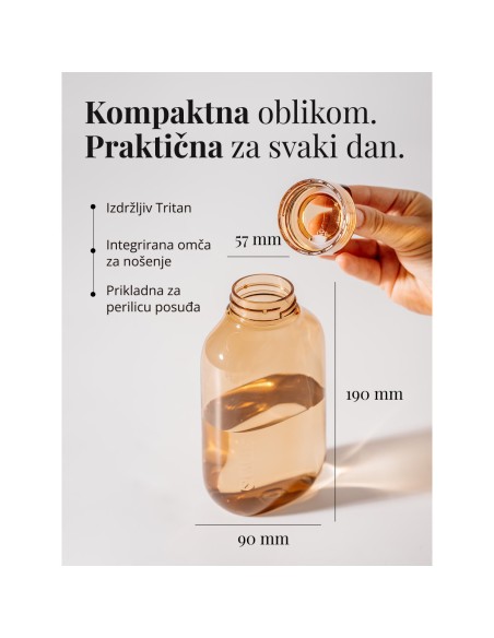Equa Flat kompaktna boca od Tritana