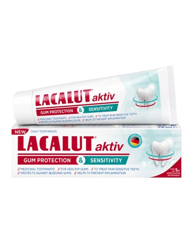 Lacalut aktiv gum protection & sensitivity zubna pasta