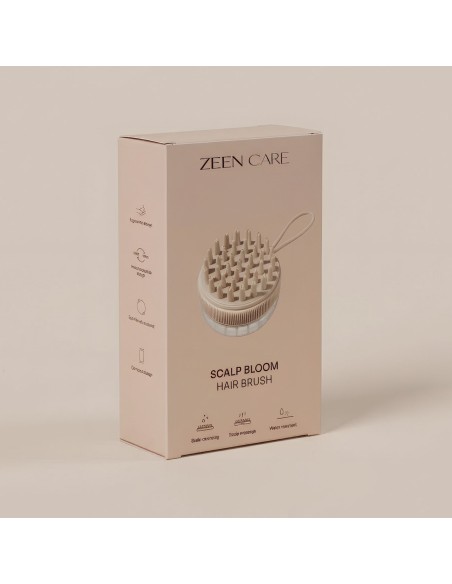 Zeen Care Četka za šamponiranje vlasišta dvostrana Scalp Bloom, silikon