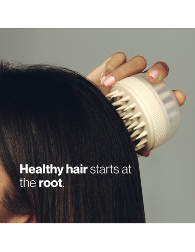 Zeen Care Četka za šamponiranje vlasišta dvostrana Scalp Bloom, silikon
