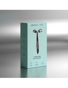 Zeen Care Masažer za lice i tijelo 3D V Roller, cink legura