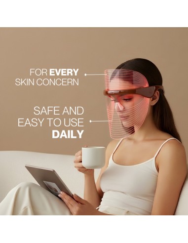 Zeen Care LED maska za lice Luma Skin 7, 7 boja svjetlosne terapije