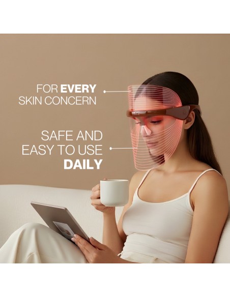 Zeen Care LED maska za lice Luma Skin 7, 7 boja svjetlosne terapije