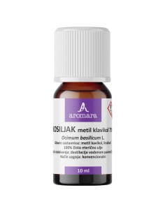 Aromara Bosiljak metil kavikol eterično ulje