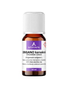 Aromara Origano karvakrol eterično ulje, organski uzgoj