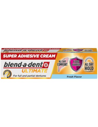 Blend-a-dent Ultimate Food Barrier Fresh Krema za zubne proteze