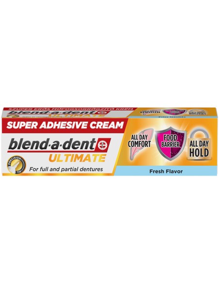 Blend-a-dent Ultimate Food Barrier Fresh Krema za zubne proteze