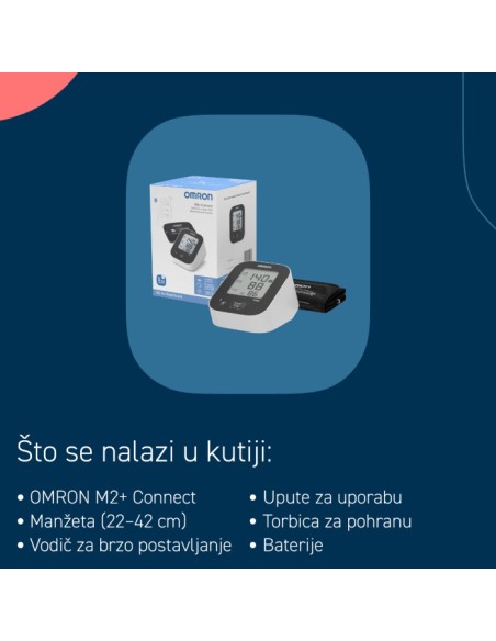 Omron M2+ Connect tlakomjer za nadlakticu