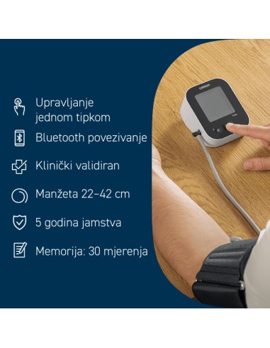 Omron M2+ Connect tlakomjer za nadlakticu sa adapterom