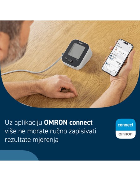 Omron M2+ Connect tlakomjer za nadlakticu sa adapterom