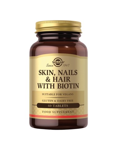 Solgar Skin, Nails & Hair with Biotin tablete, dodatak prehrani