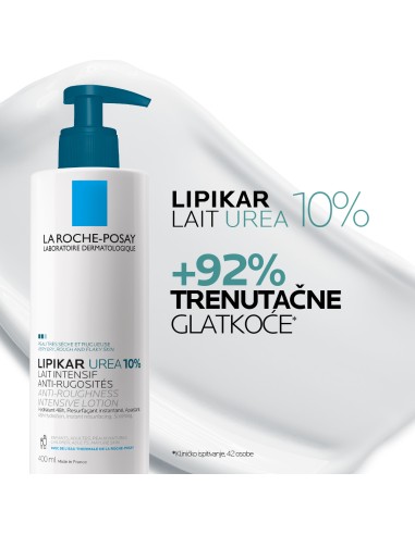 La Roche-Posay Lipikar Lait Urea 10% Hidratacijski losion s trostrukim djelovanjem za vrlo suhu i hrapavu kožu