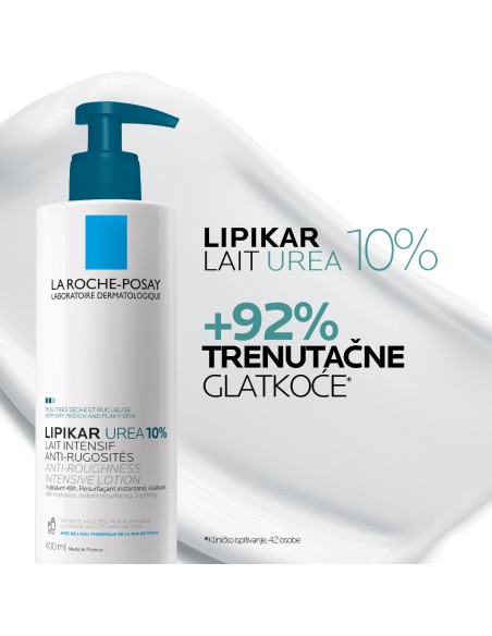 La Roche-Posay Lipikar Lait Urea 10% Hidratacijski losion s trostrukim djelovanjem za vrlo suhu i hrapavu kožu