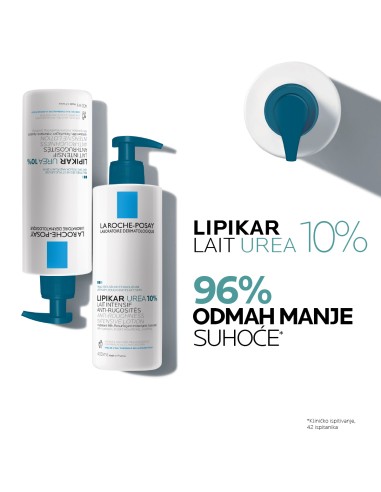La Roche-Posay Lipikar Lait Urea 10% Hidratacijski losion s trostrukim djelovanjem za vrlo suhu i hrapavu kožu