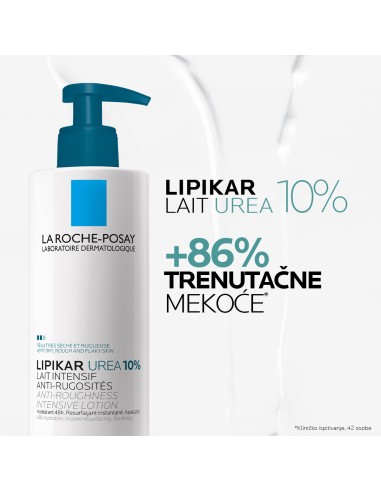 La Roche-Posay Lipikar Lait Urea 10% Hidratacijski losion s trostrukim djelovanjem za vrlo suhu i hrapavu kožu