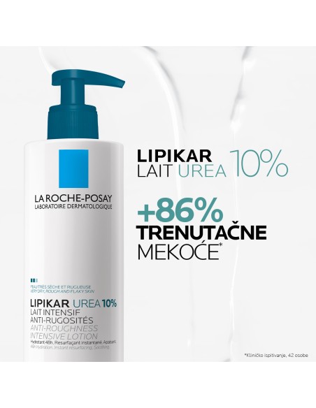 La Roche-Posay Lipikar Lait Urea 10% Hidratacijski losion s trostrukim djelovanjem za vrlo suhu i hrapavu kožu