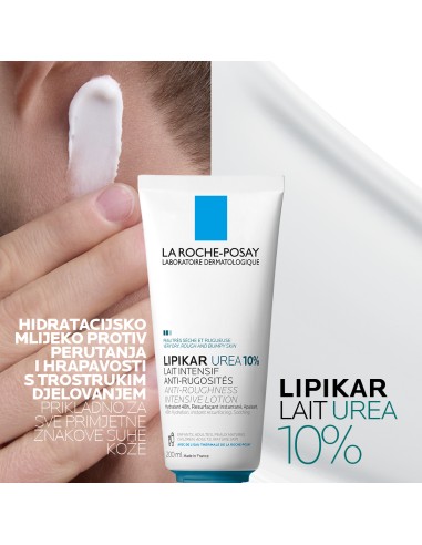 La Roche-Posay Lipikar Lait Urea 10% Hidratacijski losion s trostrukim djelovanjem za vrlo suhu i hrapavu kožu