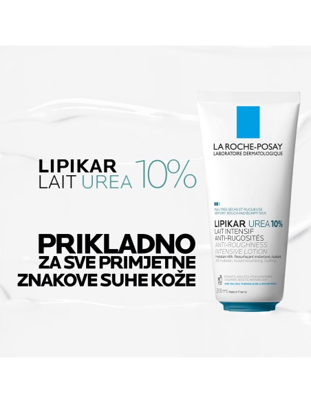 La Roche-Posay Lipikar Lait Urea 10% Hidratacijski losion s trostrukim djelovanjem za vrlo suhu i hrapavu kožu